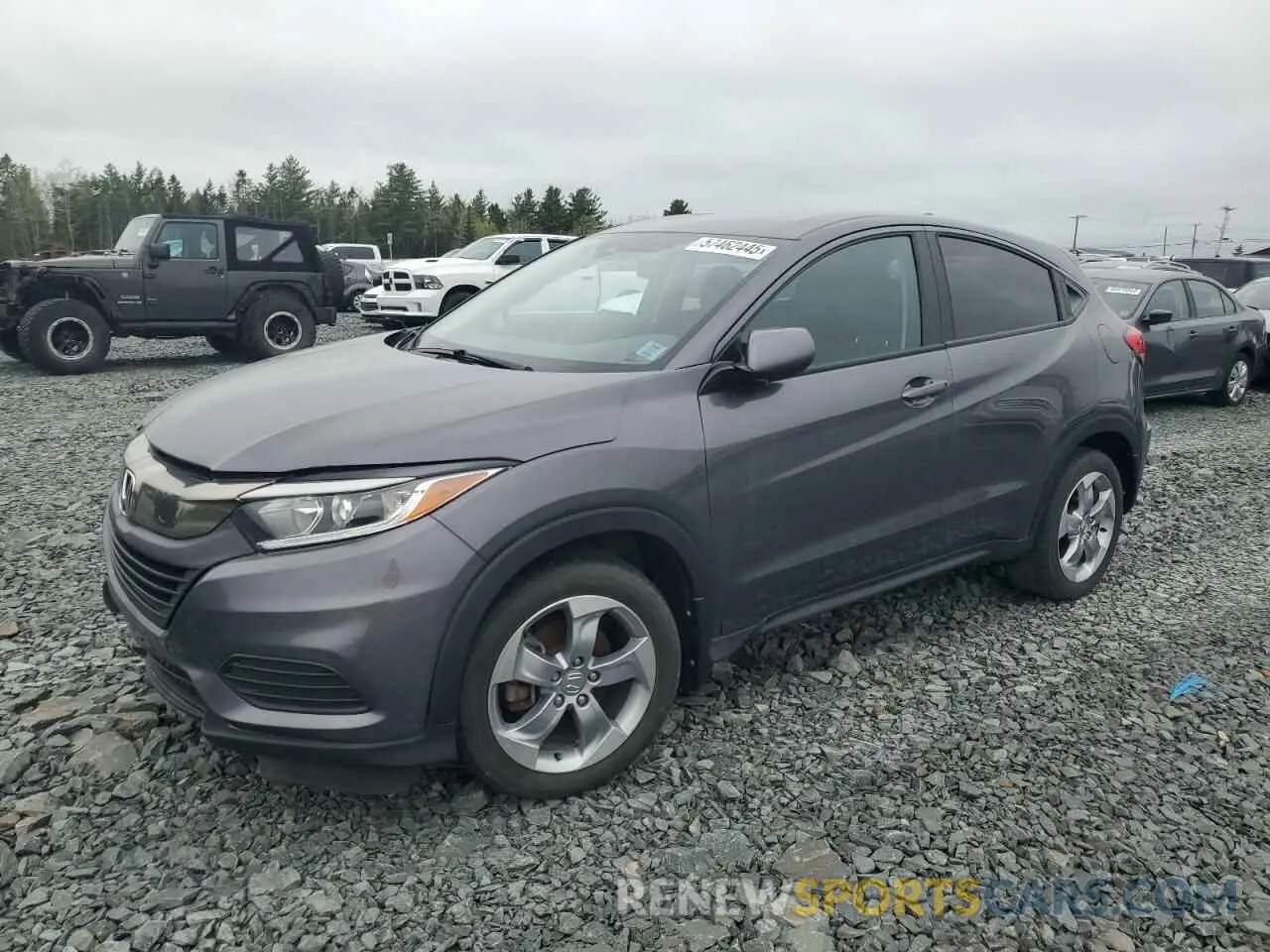 1 Photograph of a damaged car 3CZRU6H32LM105275 HONDA HR-V 2020