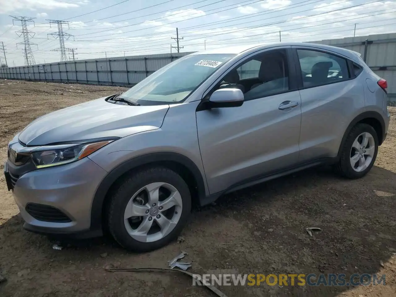 1 Photograph of a damaged car 3CZRU6H36LM722582 HONDA HR-V 2020