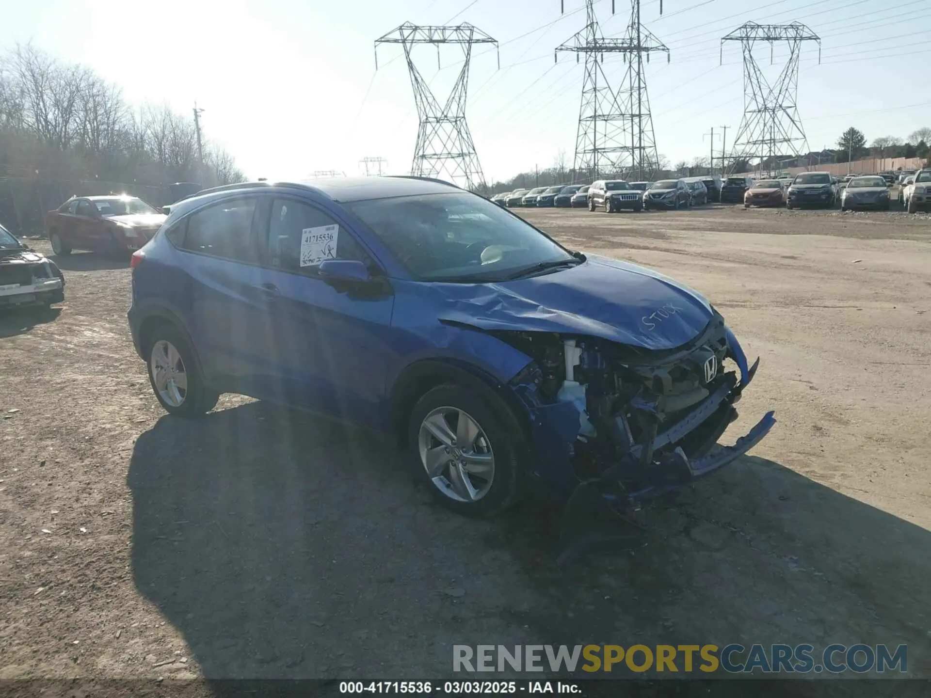 1 Фотография поврежденного автомобиля 3CZRU6H54LM724154 HONDA HR-V 2020