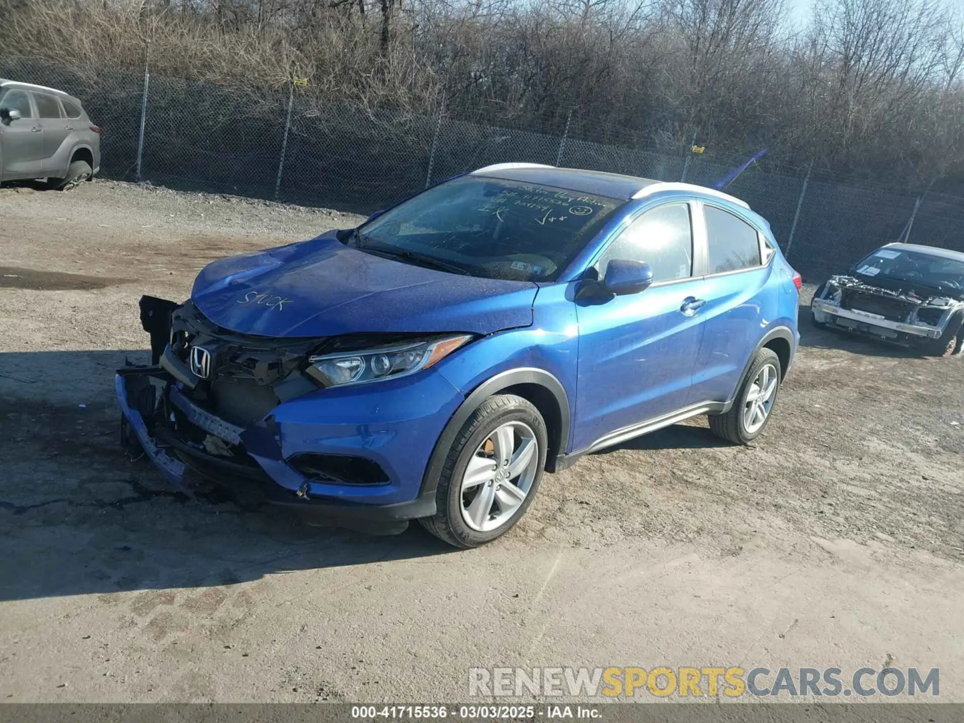2 Фотография поврежденного автомобиля 3CZRU6H54LM724154 HONDA HR-V 2020