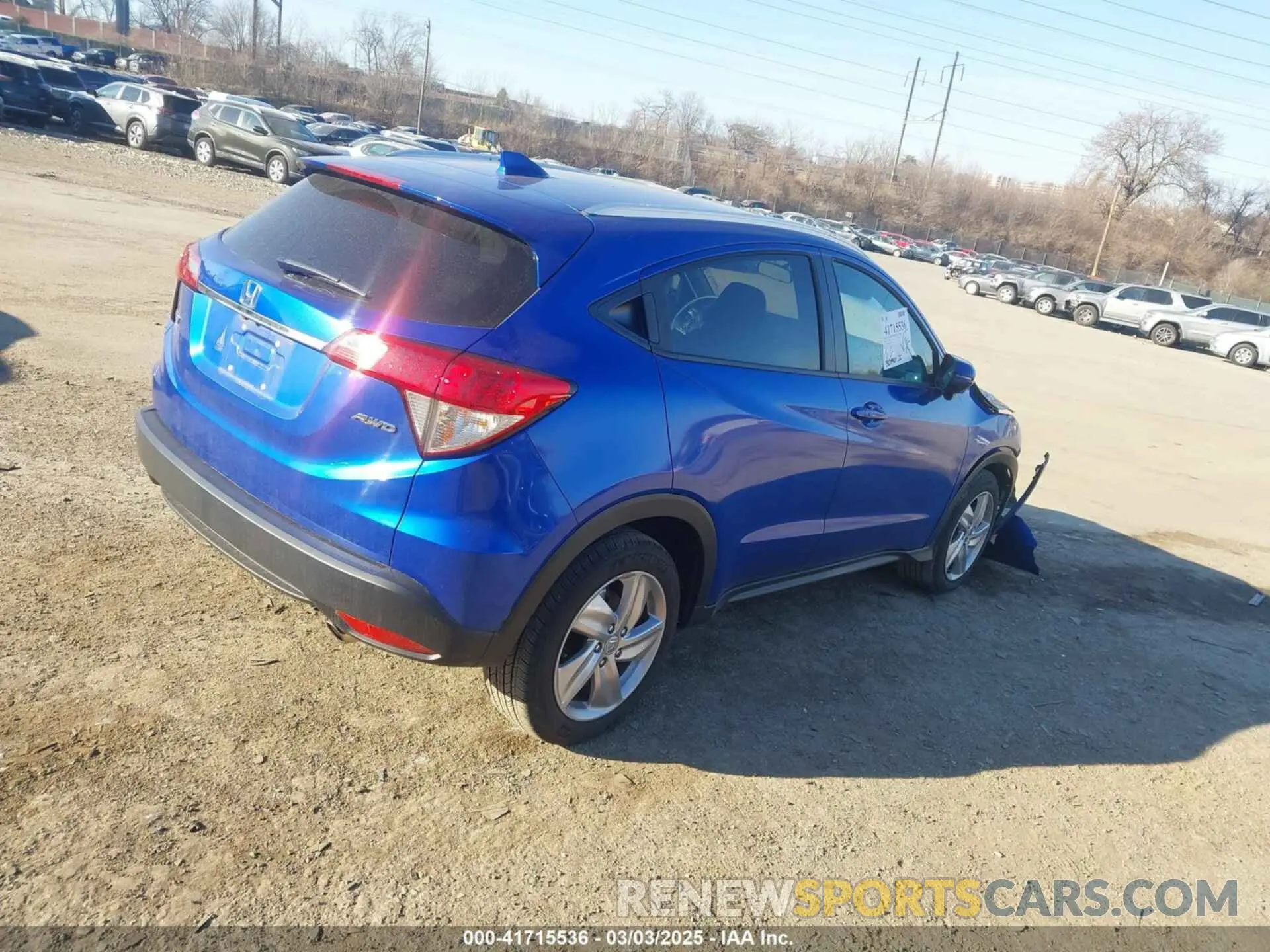 4 Фотография поврежденного автомобиля 3CZRU6H54LM724154 HONDA HR-V 2020