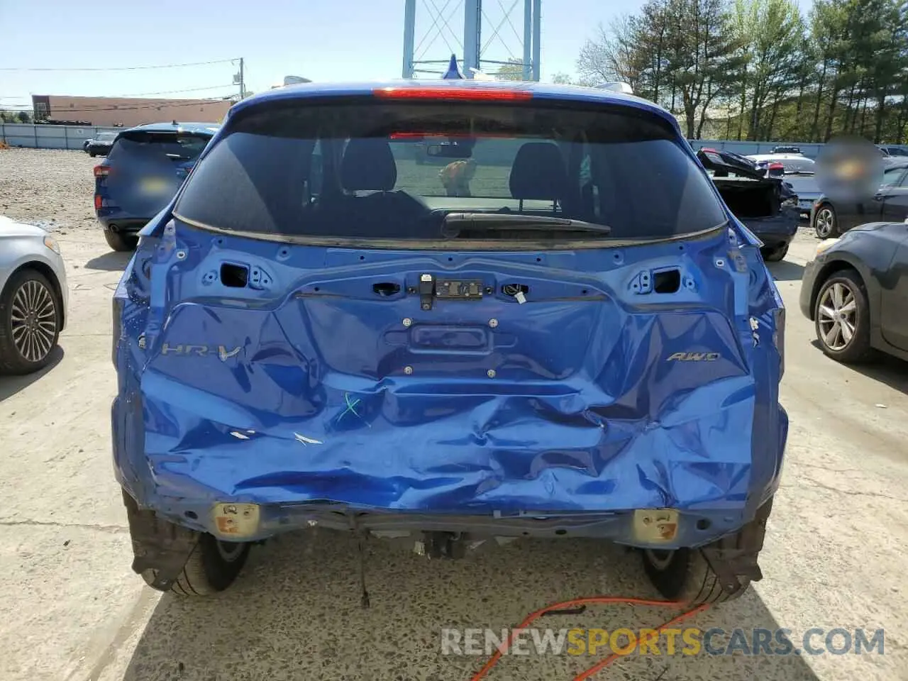 6 Photograph of a damaged car 3CZRU6H54LM725241 HONDA HR-V 2020