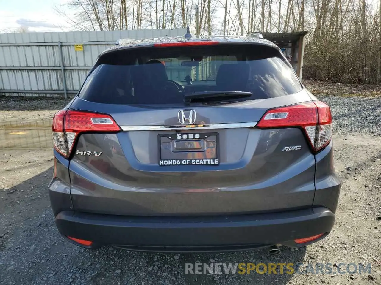 6 Photograph of a damaged car 3CZRU6H58LM707244 HONDA HR-V 2020