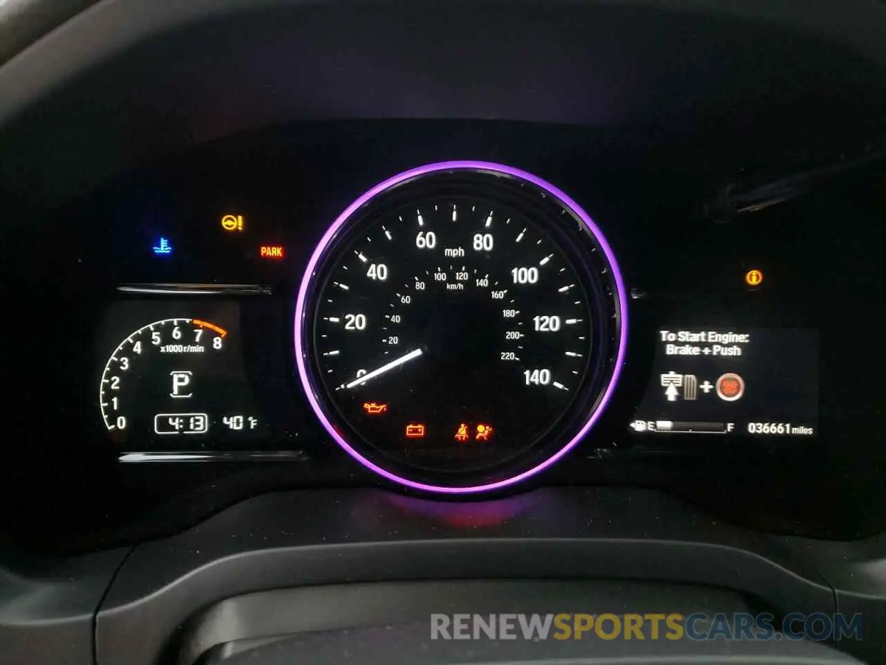 9 Фотография поврежденного автомобиля 3CZRU6H77LM738941 HONDA HR-V 2020