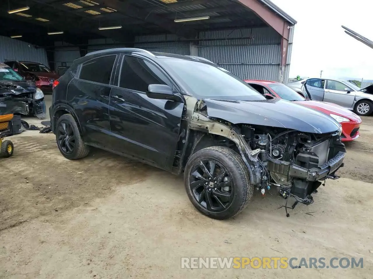 4 Photograph of a damaged car 3CZRU5H12MM734657 HONDA HR-V 2021