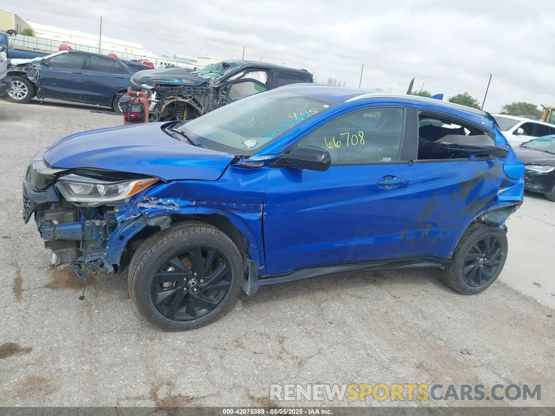 14 Фотография поврежденного автомобиля 3CZRU5H13MM707760 HONDA HR-V 2021