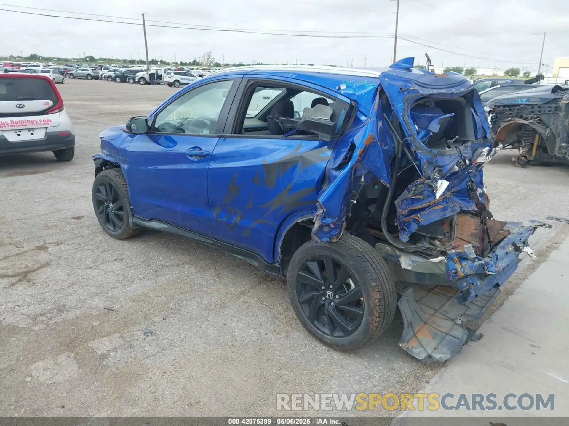 3 Фотография поврежденного автомобиля 3CZRU5H13MM707760 HONDA HR-V 2021