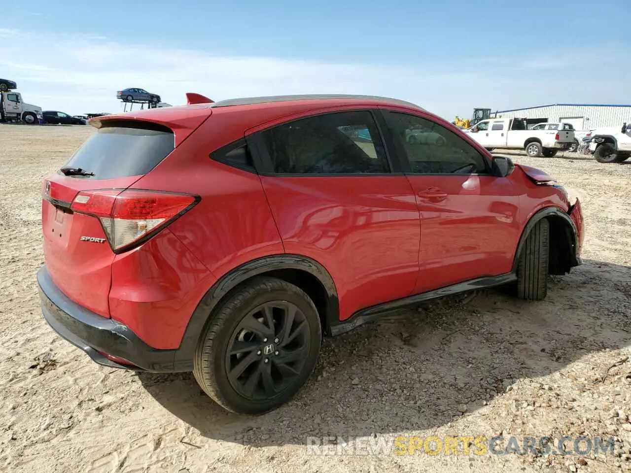 3 Photograph of a damaged car 3CZRU5H17MM700813 HONDA HR-V 2021