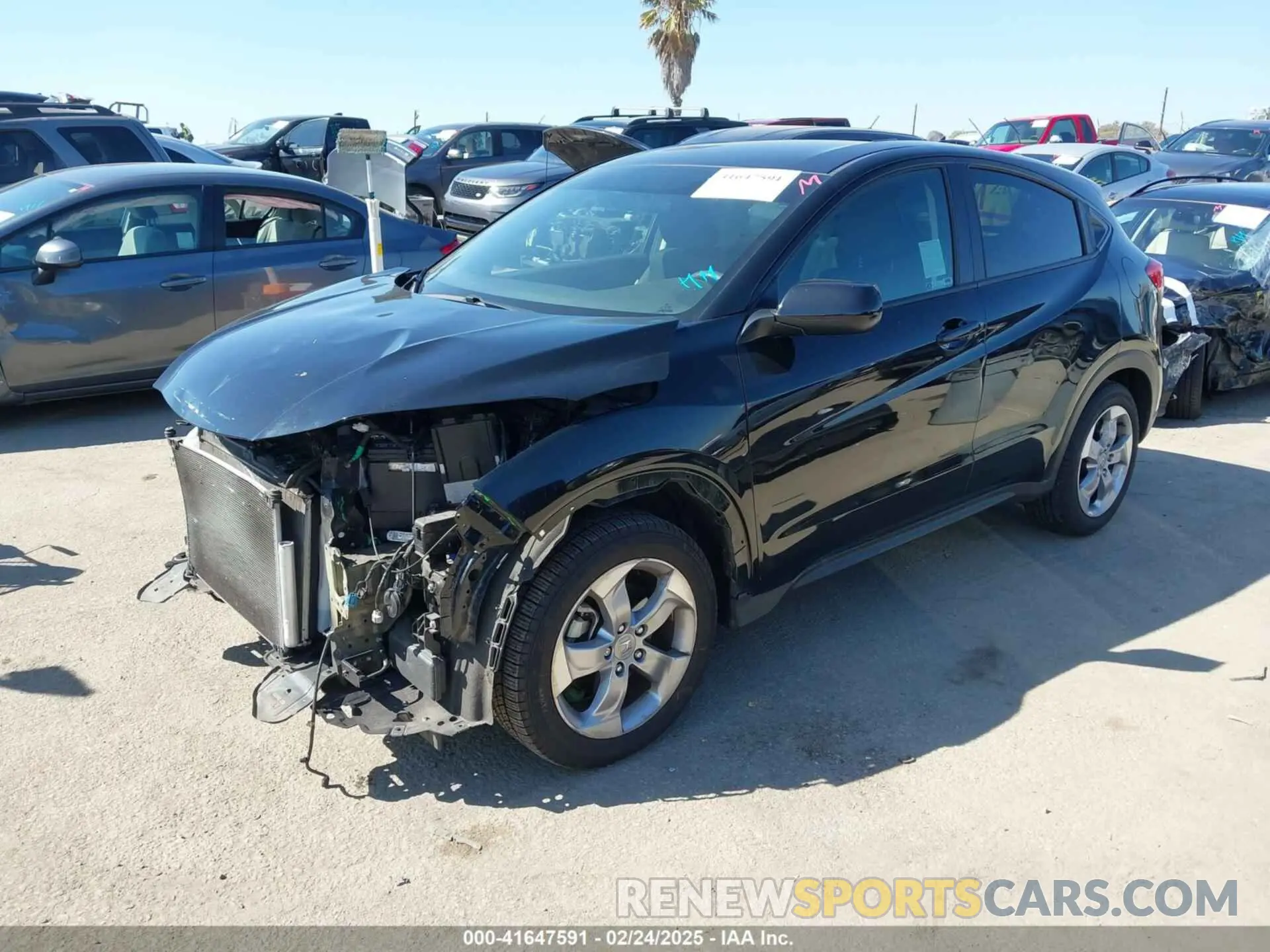 2 Photograph of a damaged car 3CZRU5H32MM724941 HONDA HR-V 2021