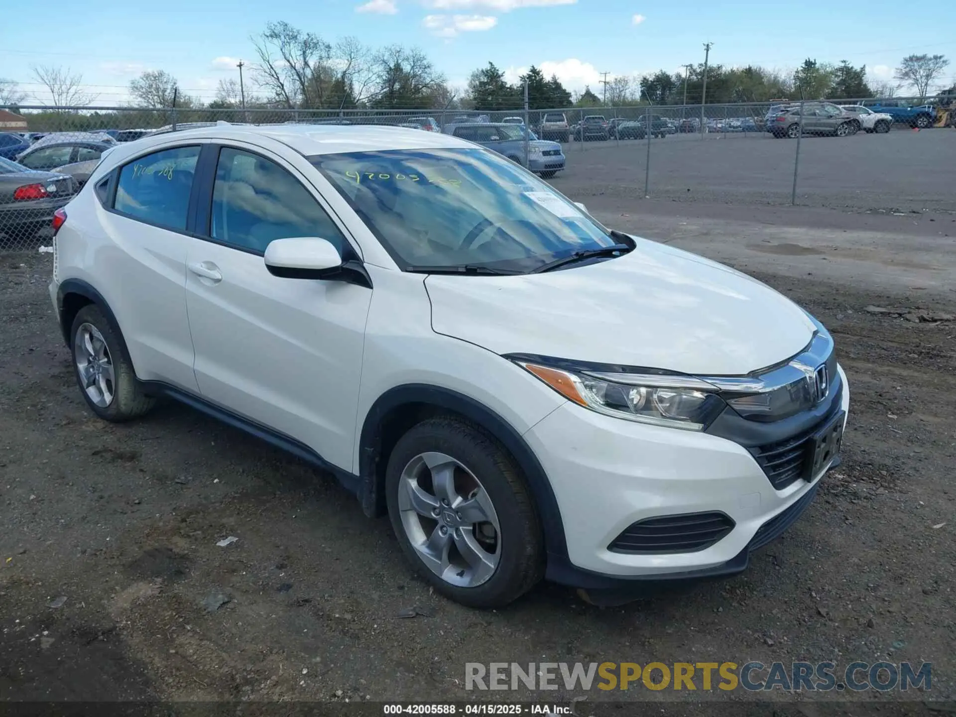1 Photograph of a damaged car 3CZRU5H37MM718648 HONDA HR-V 2021