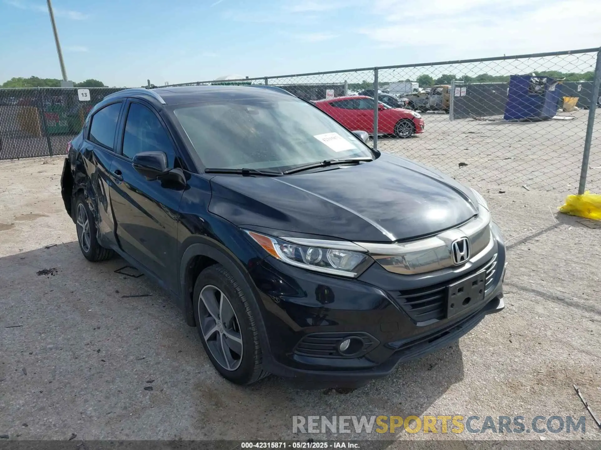 1 Photograph of a damaged car 3CZRU5H50MM708285 HONDA HR-V 2021