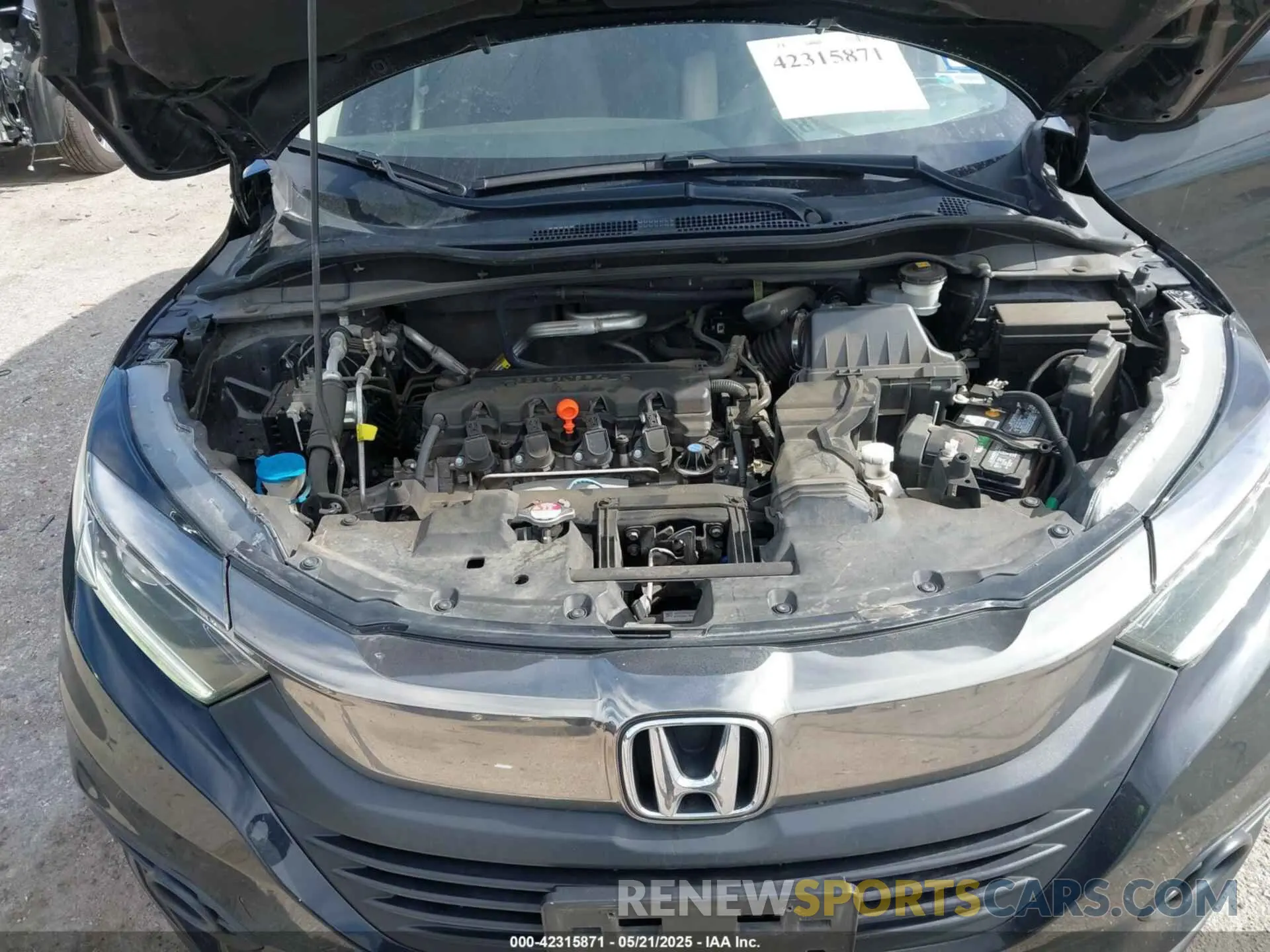 10 Photograph of a damaged car 3CZRU5H50MM708285 HONDA HR-V 2021