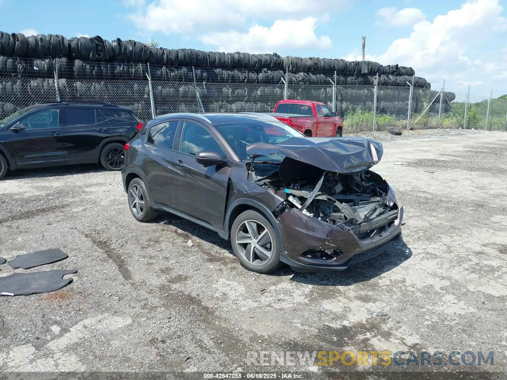 1 Photograph of a damaged car 3CZRU5H51MM711843 HONDA HR-V 2021