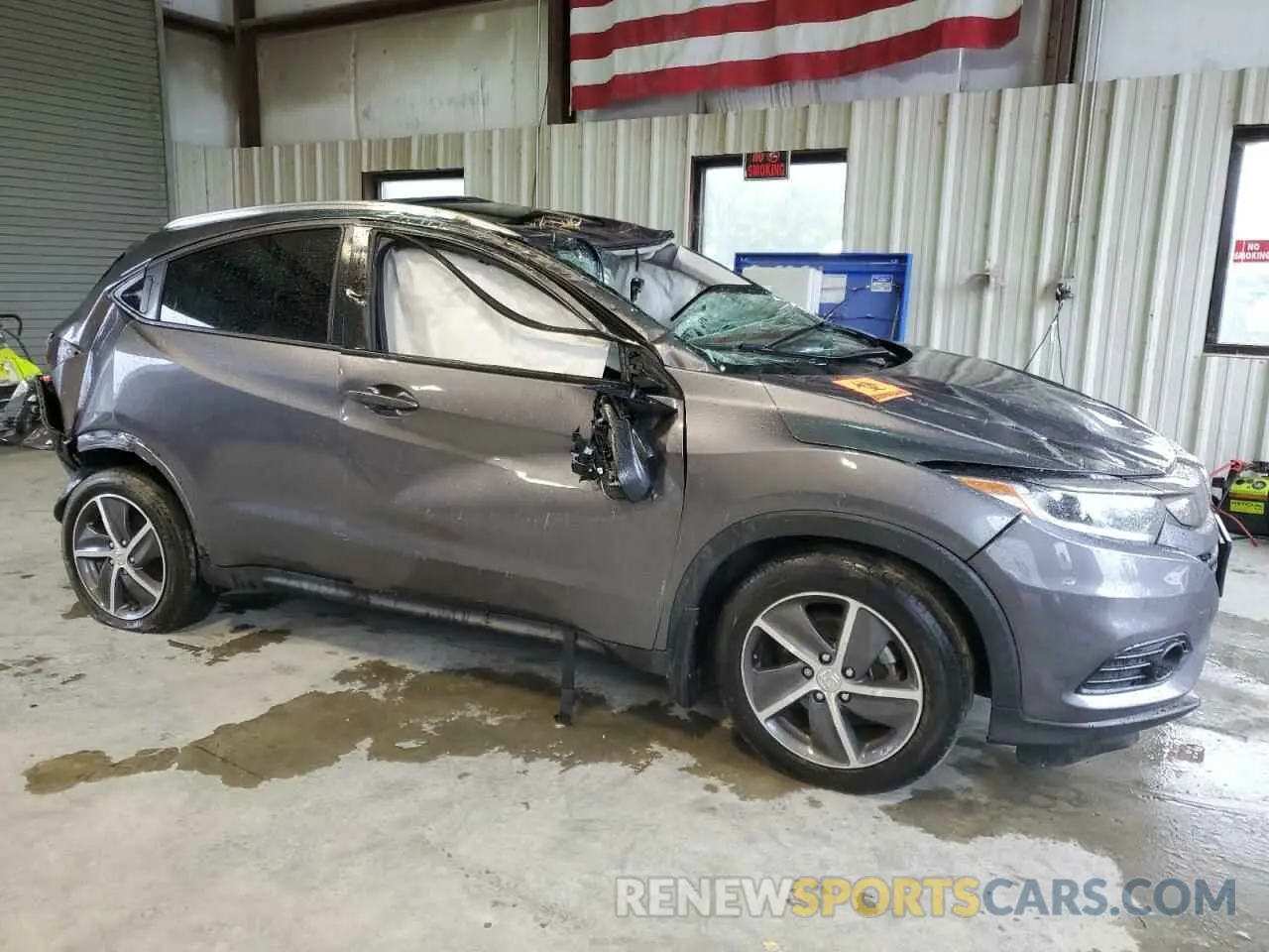 4 Photograph of a damaged car 3CZRU5H52MM717599 HONDA HR-V 2021
