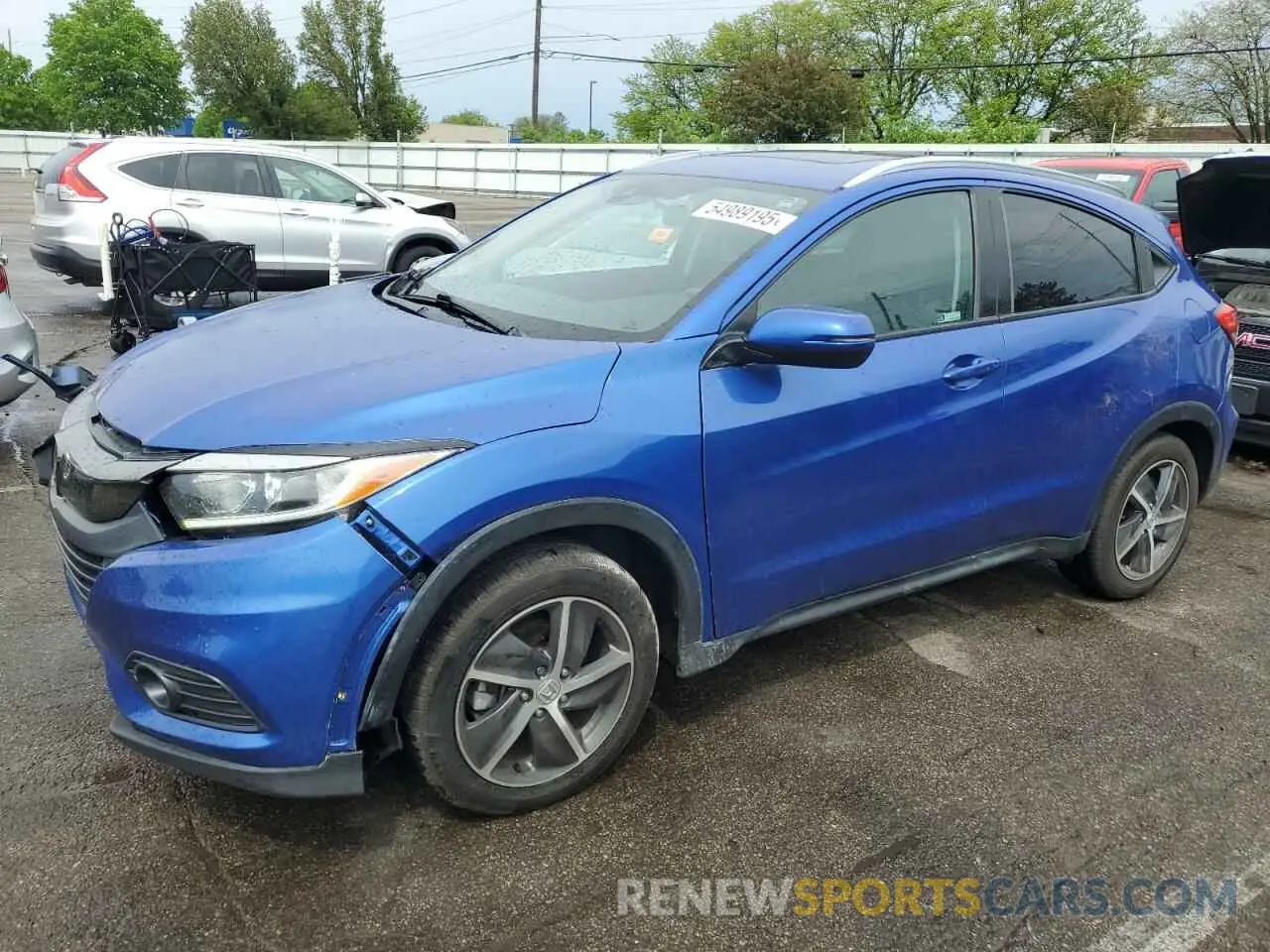 1 Photograph of a damaged car 3CZRU5H55MM714583 HONDA HR-V 2021