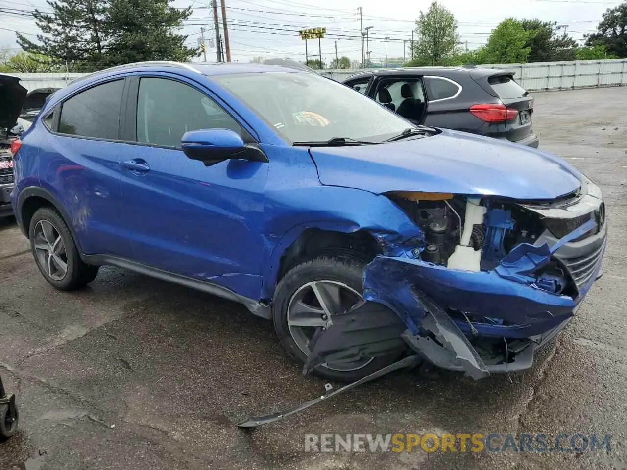 4 Photograph of a damaged car 3CZRU5H55MM714583 HONDA HR-V 2021