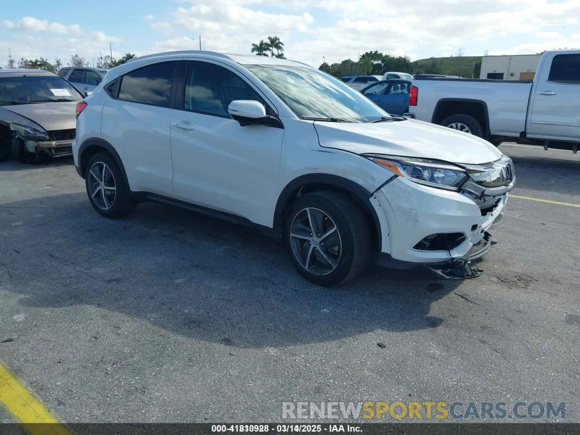 1 Photograph of a damaged car 3CZRU5H57MM705013 HONDA HR-V 2021