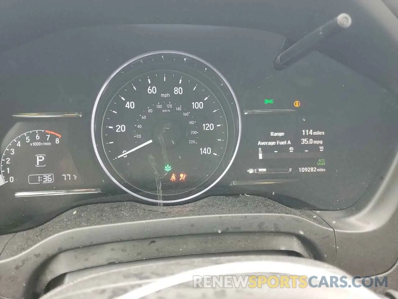 9 Фотография поврежденного автомобиля 3CZRU5H71MM703968 HONDA HR-V 2021