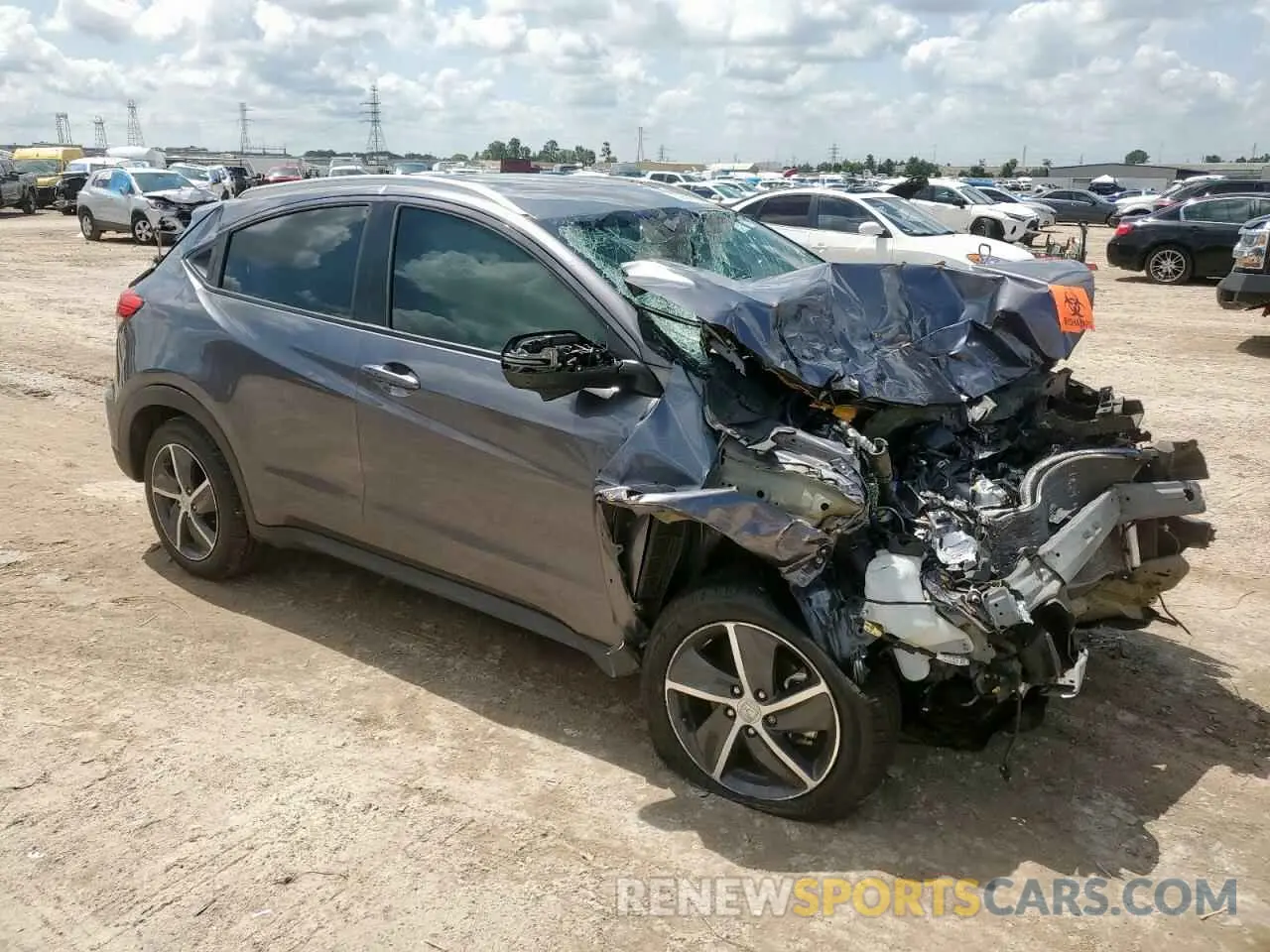 4 Photograph of a damaged car 3CZRU5H79MM704687 HONDA HR-V 2021