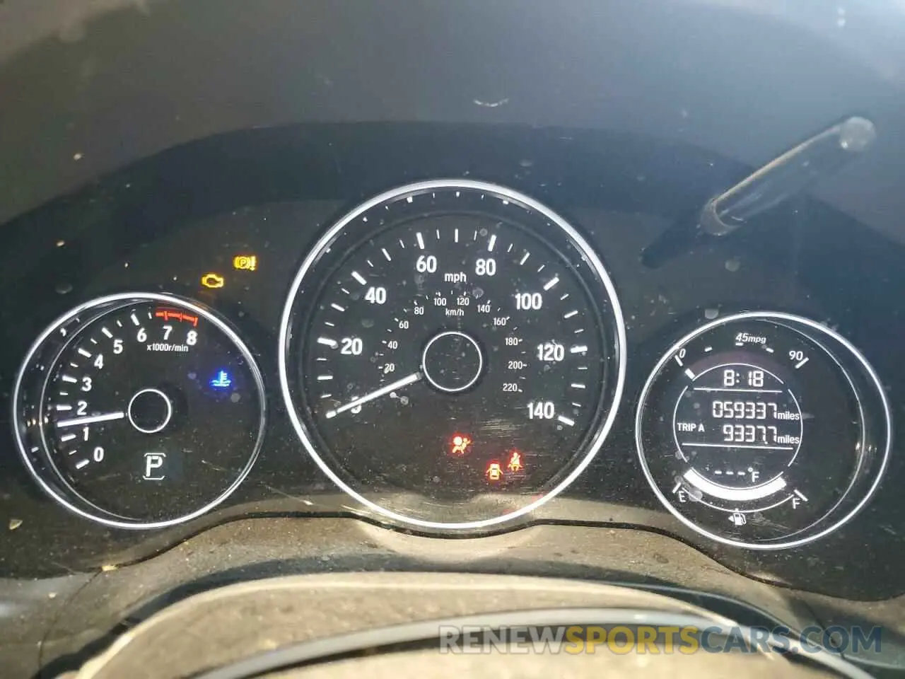 9 Photograph of a damaged car 3CZRU6H12MM730890 HONDA HR-V 2021