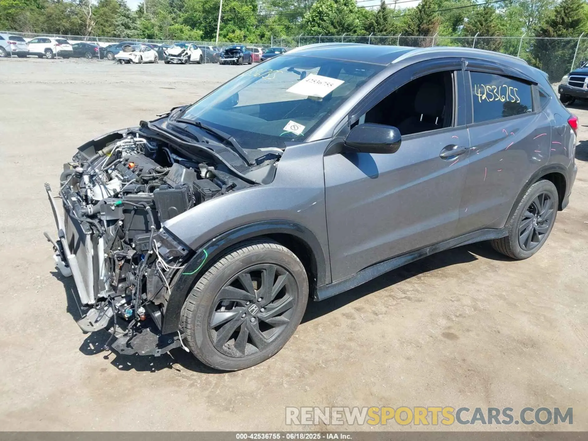 2 Photograph of a damaged car 3CZRU6H17MM720078 HONDA HR-V 2021