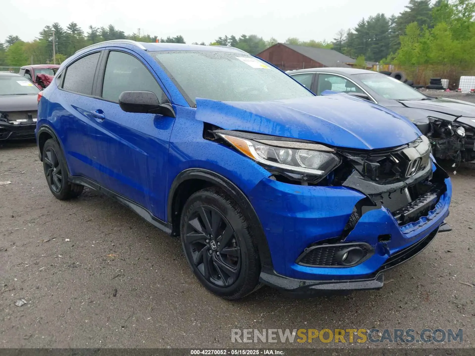 1 Photograph of a damaged car 3CZRU6H1XMM751017 HONDA HR-V 2021