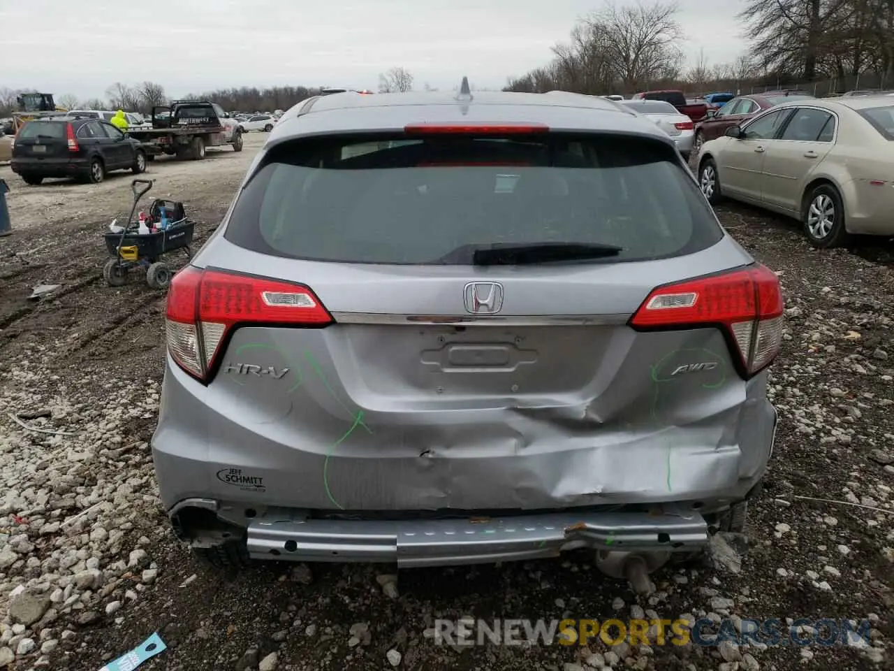 6 Фотография поврежденного автомобиля 3CZRU6H35MM719335 HONDA HR-V 2021