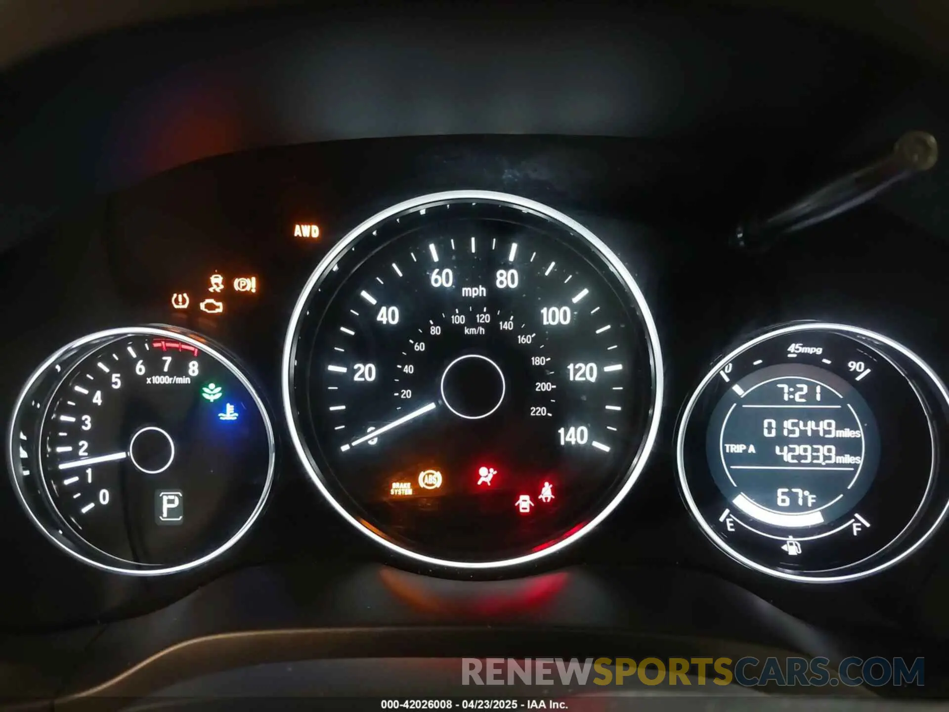 7 Photograph of a damaged car 3CZRU6H37MM718266 HONDA HR-V 2021