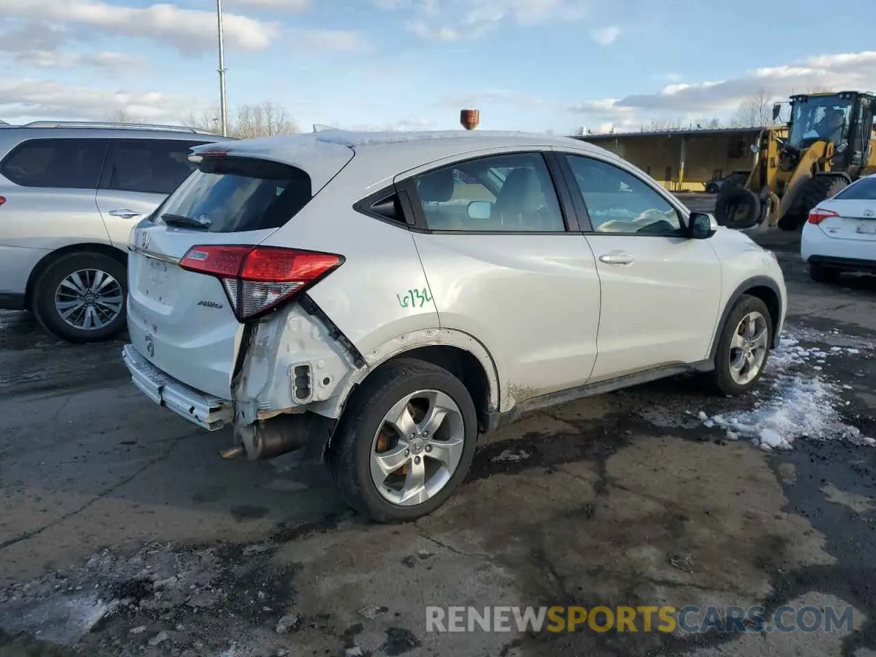 3 Фотография поврежденного автомобиля 3CZRU6H37MM719742 HONDA HR-V 2021