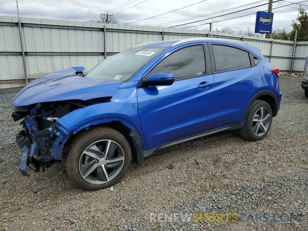1 Photograph of a damaged car 3CZRU6H50MM733628 HONDA HR-V 2021