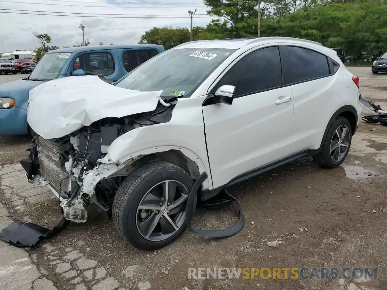 1 Photograph of a damaged car 3CZRU6H53MM740783 HONDA HR-V 2021