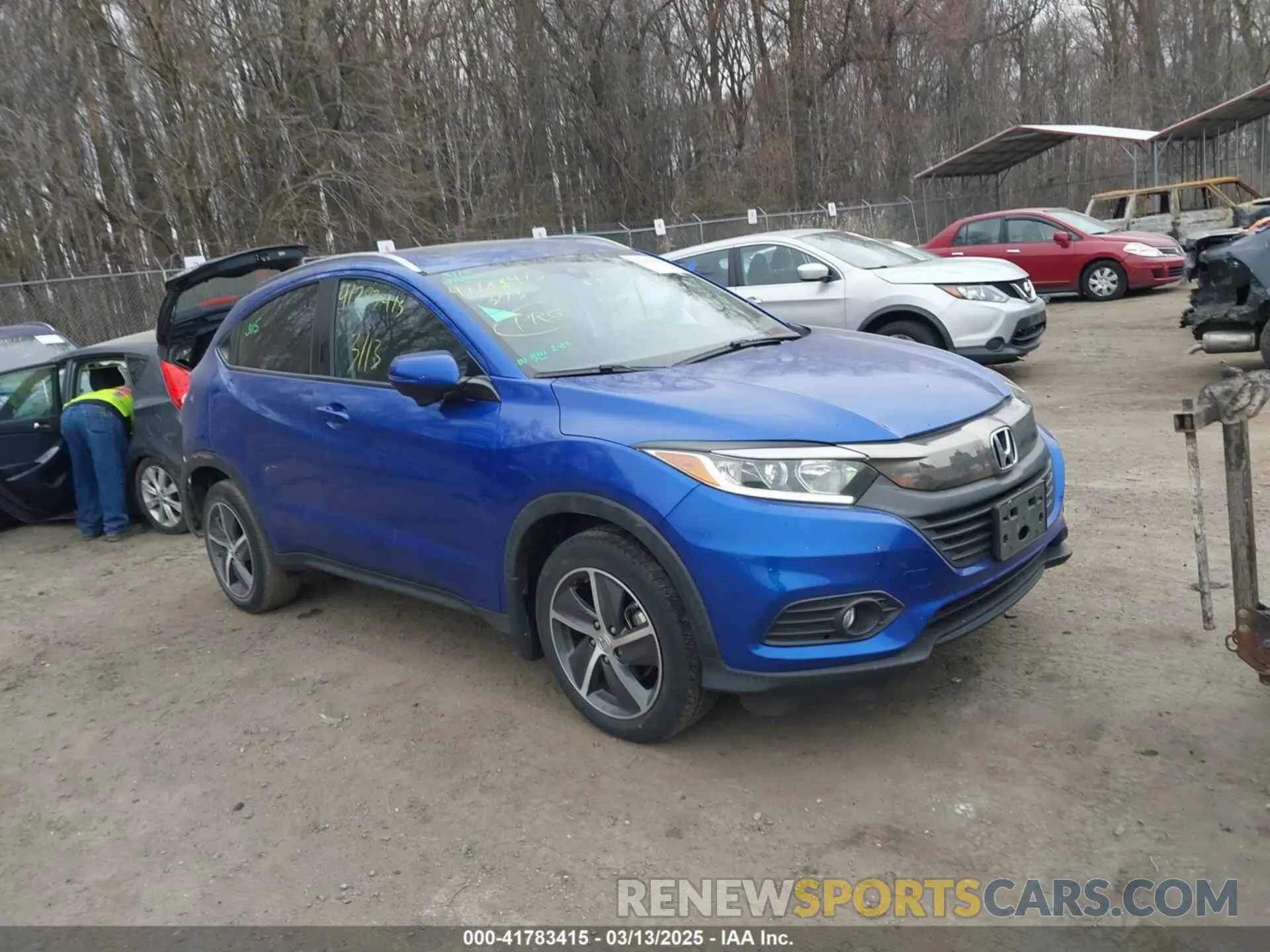 1 Photograph of a damaged car 3CZRU6H54MM718761 HONDA HR-V 2021