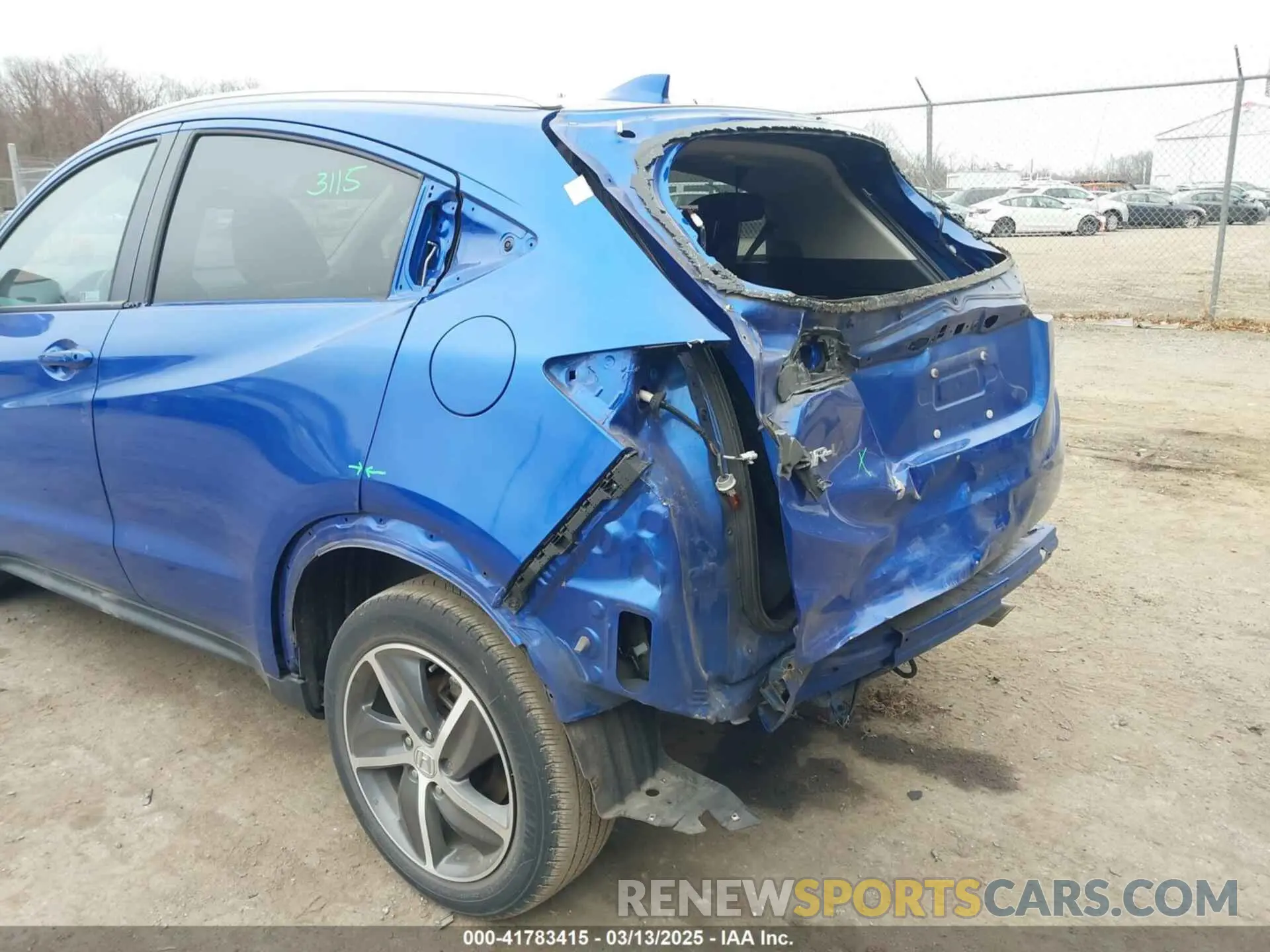 20 Photograph of a damaged car 3CZRU6H54MM718761 HONDA HR-V 2021