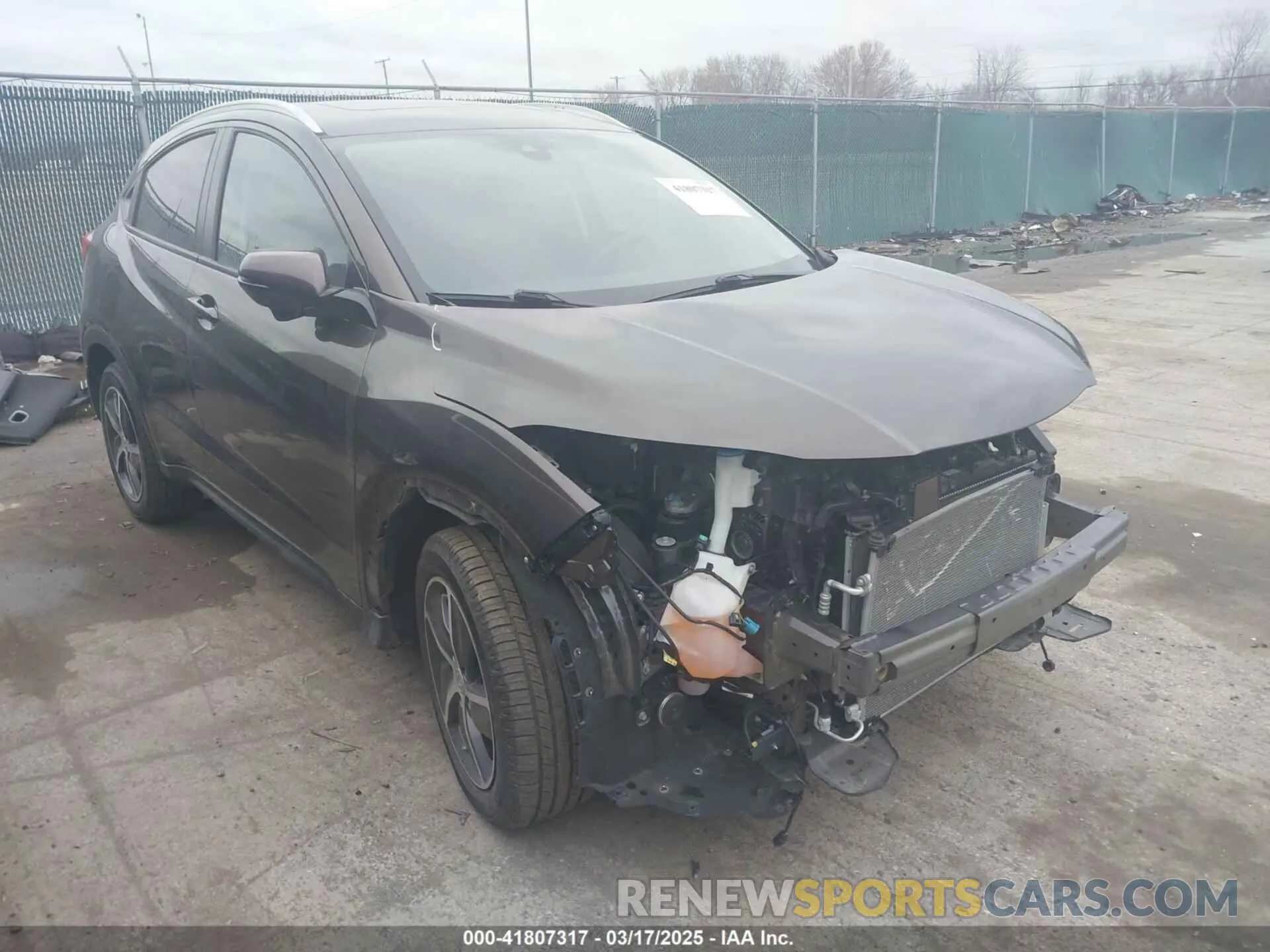 1 Photograph of a damaged car 3CZRU6H54MM726181 HONDA HR-V 2021