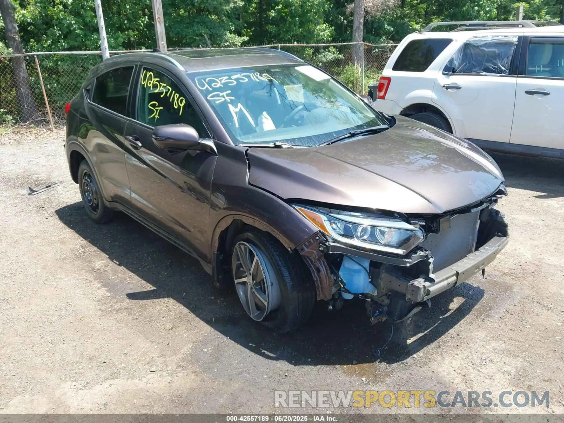 1 Photograph of a damaged car 3CZRU6H55MM726187 HONDA HR-V 2021