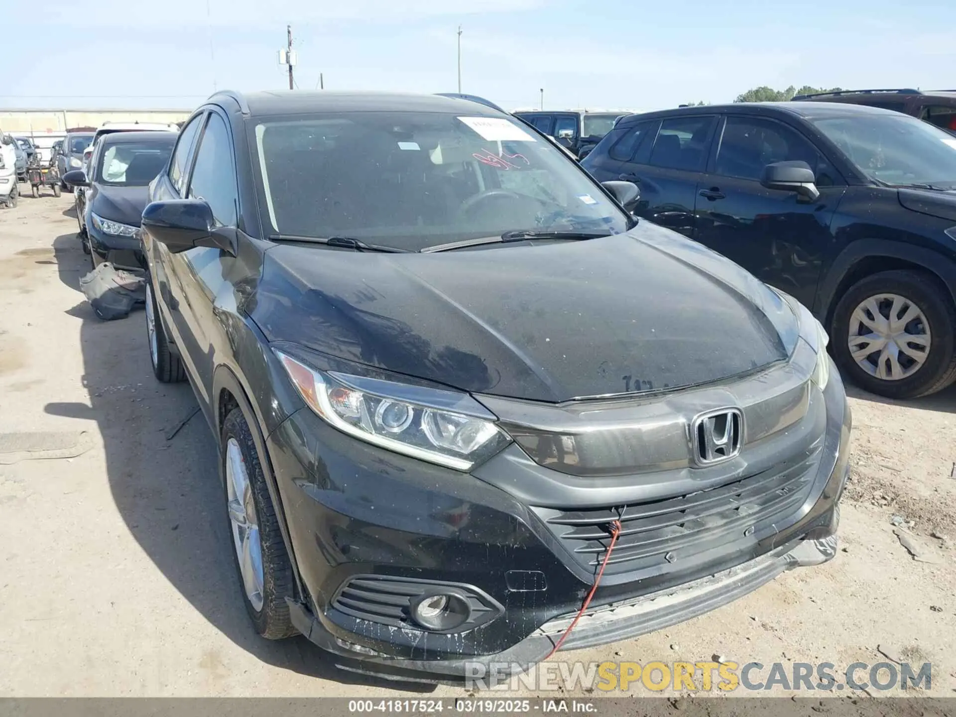 1 Photograph of a damaged car 3CZRU6H56MM751924 HONDA HR-V 2021