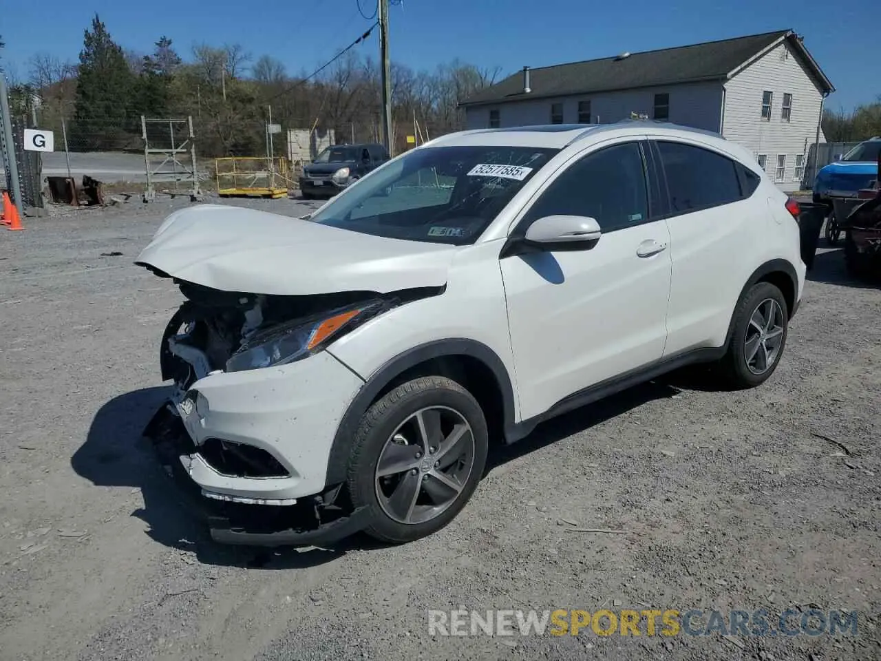 1 Photograph of a damaged car 3CZRU6H57MM717376 HONDA HR-V 2021