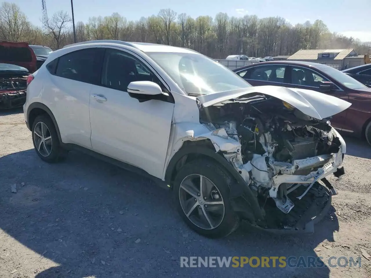 4 Photograph of a damaged car 3CZRU6H57MM717376 HONDA HR-V 2021