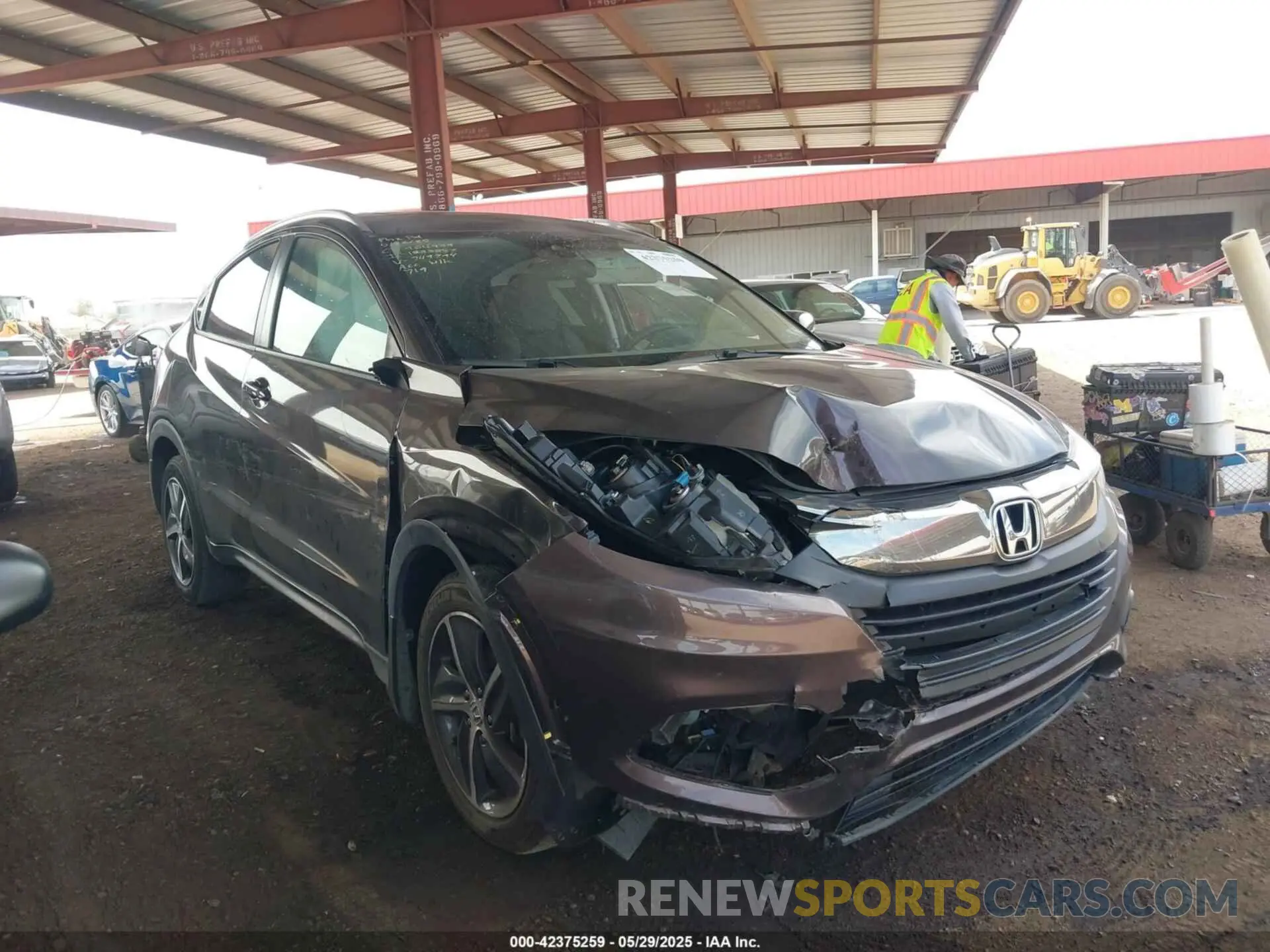 1 Photograph of a damaged car 3CZRU6H59MM749794 HONDA HR-V 2021