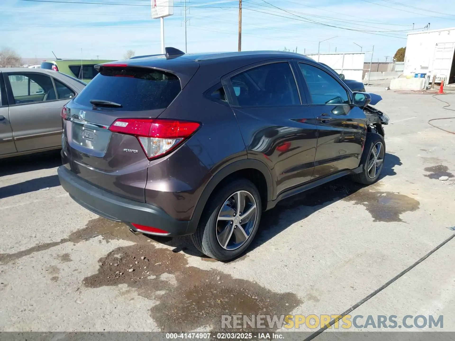 4 Фотография поврежденного автомобиля 3CZRU6H59MM749827 HONDA HR-V 2021