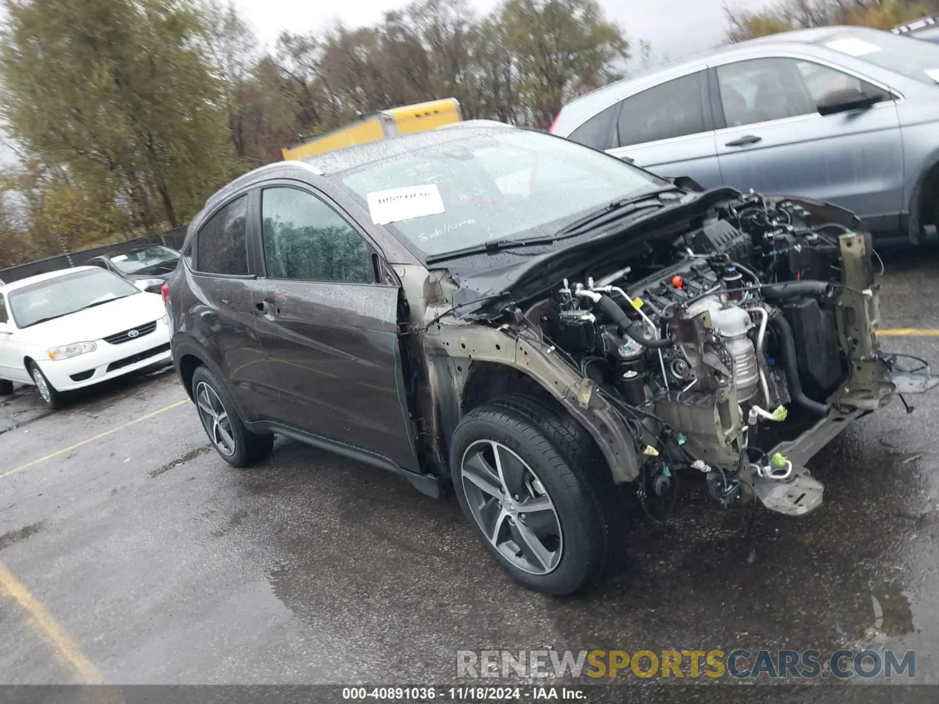 1 Photograph of a damaged car 3CZRU6H5XMM750081 HONDA HR-V 2021