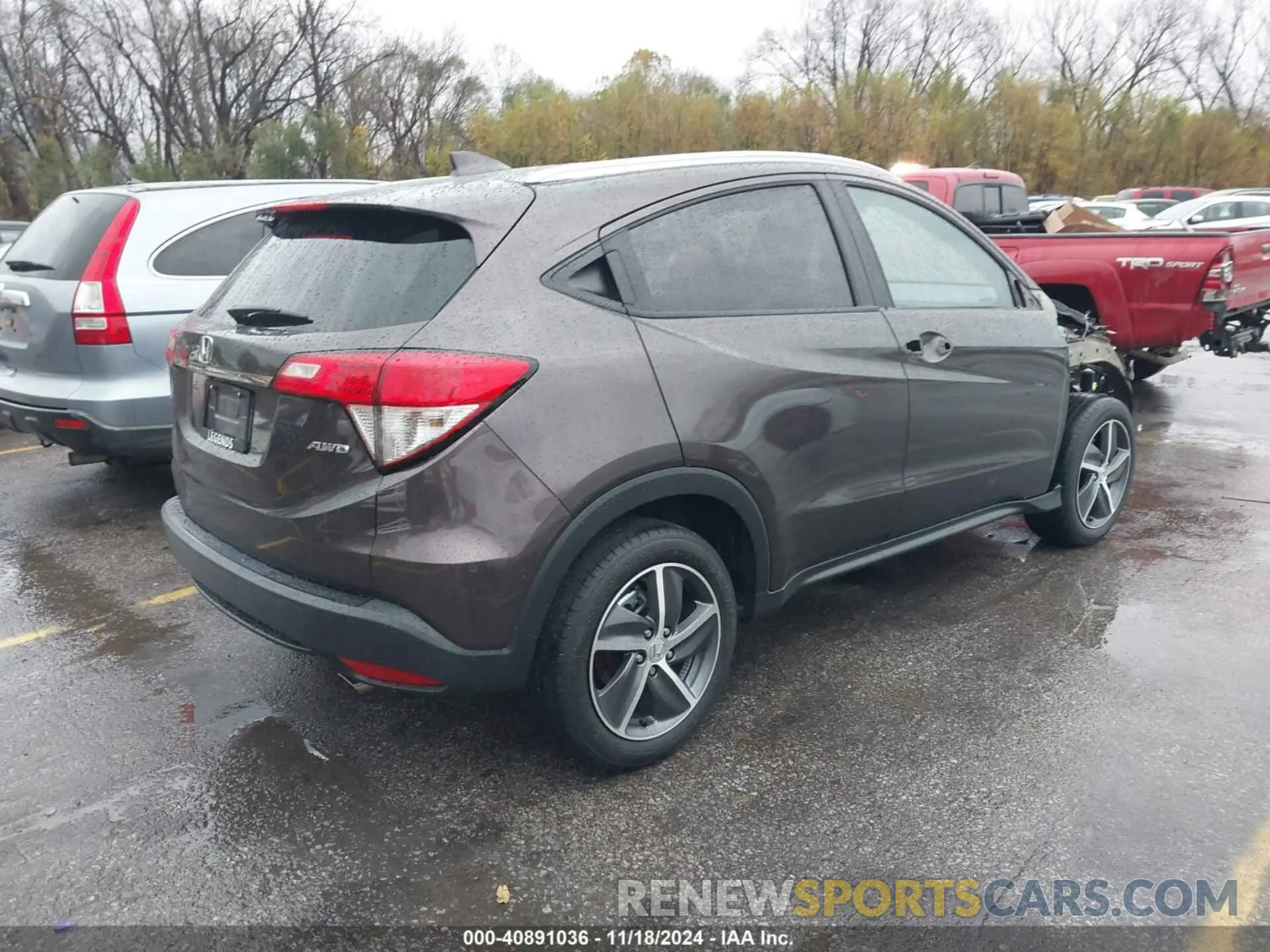 4 Photograph of a damaged car 3CZRU6H5XMM750081 HONDA HR-V 2021