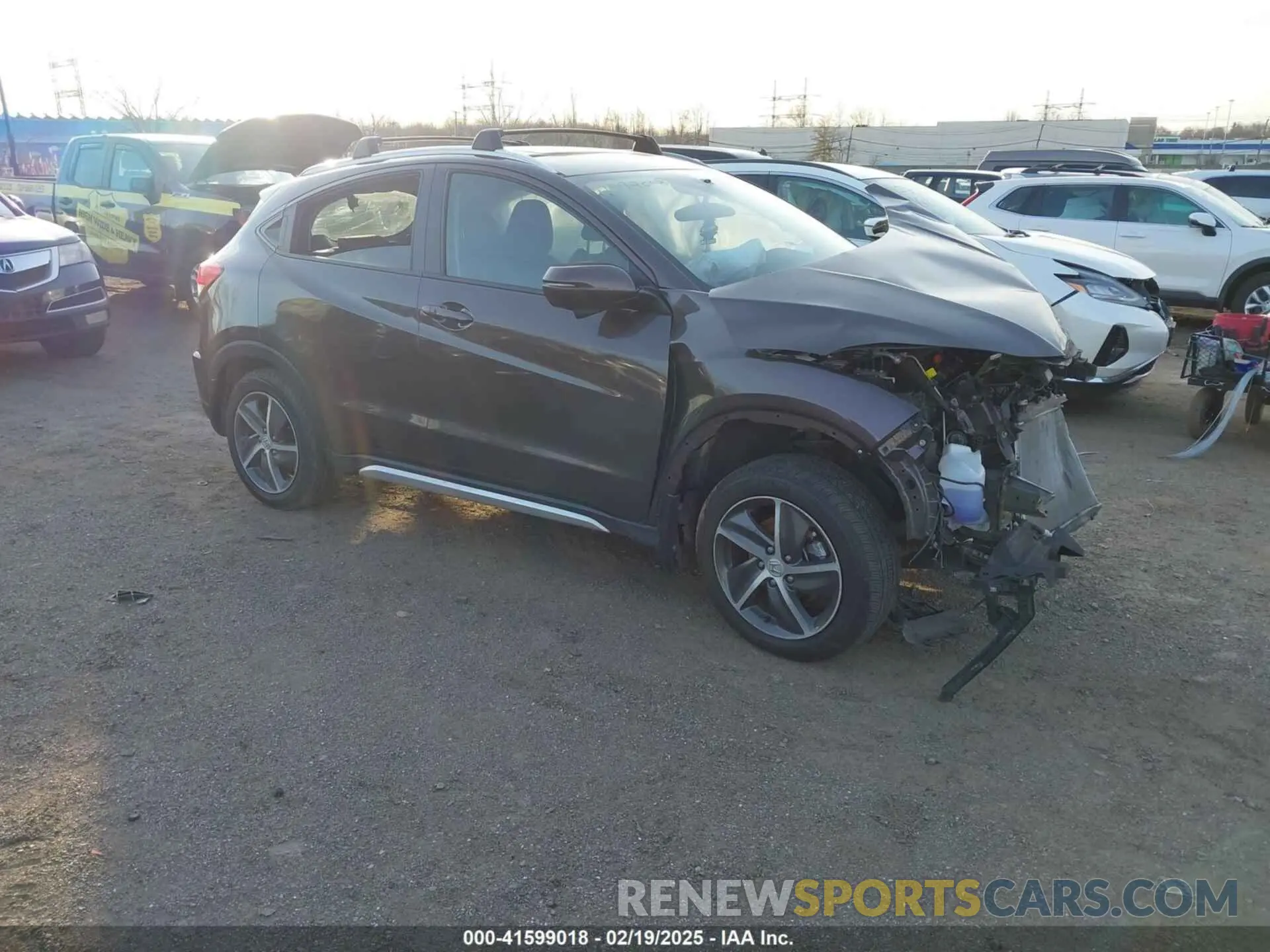 1 Photograph of a damaged car 3CZRU6H74MM711519 HONDA HR-V 2021