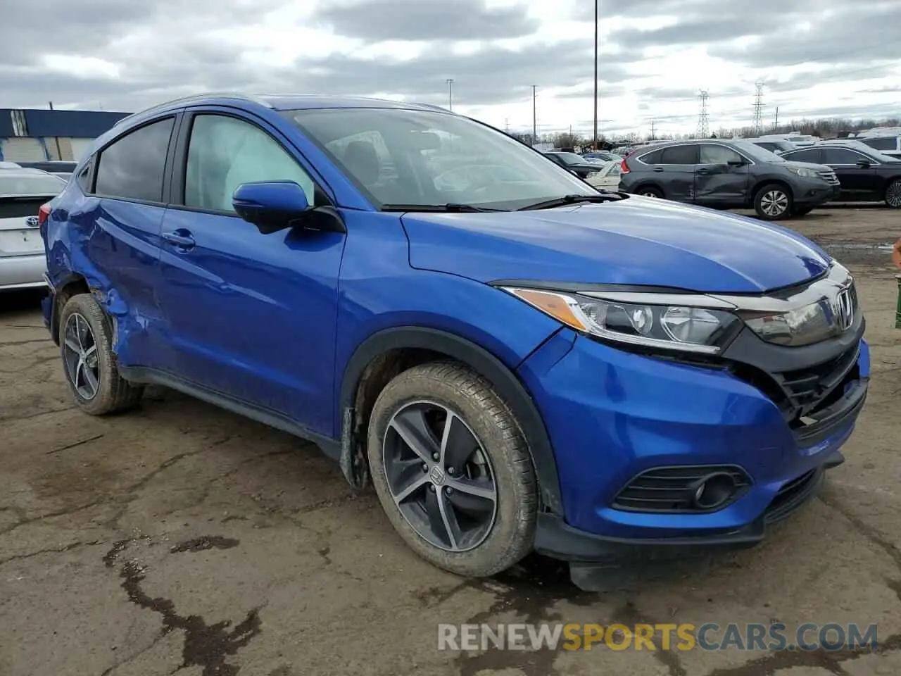 4 Photograph of a damaged car 3CZRU6H78MM703357 HONDA HR-V 2021