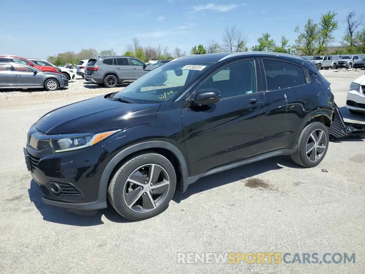 1 Photograph of a damaged car 3CZRU6H79MM703481 HONDA HR-V 2021