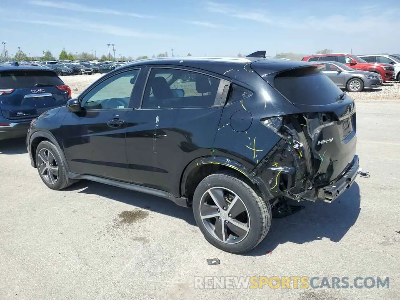 2 Photograph of a damaged car 3CZRU6H79MM703481 HONDA HR-V 2021