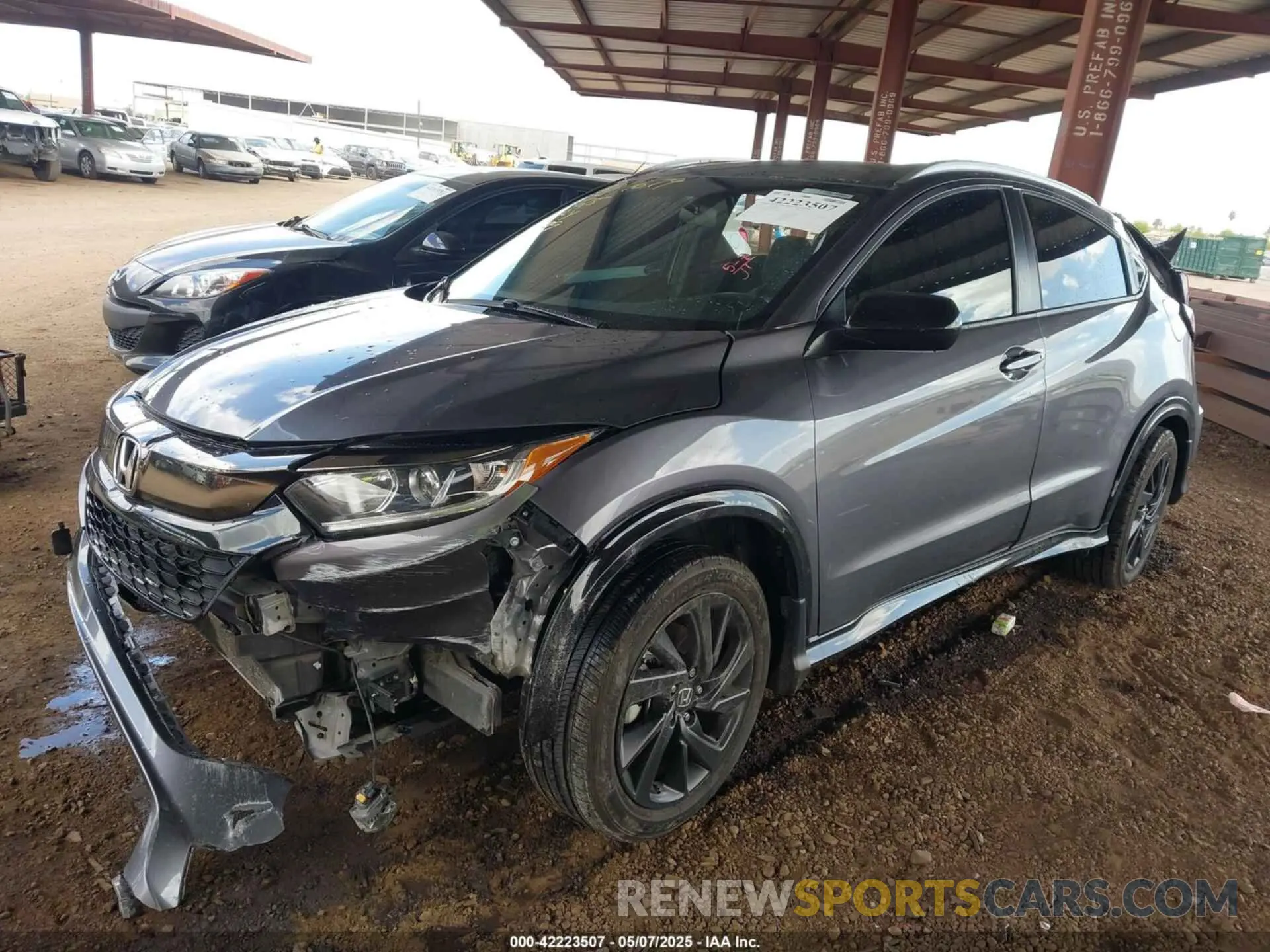 2 Photograph of a damaged car 3CZRU5H12NM714426 HONDA HR-V 2022