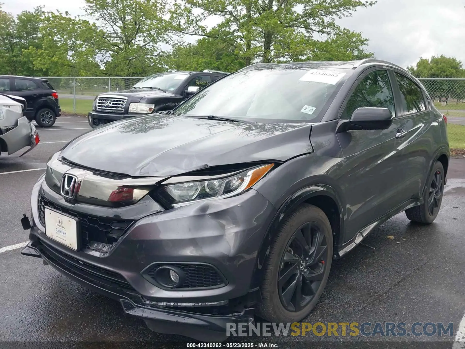 2 Фотография поврежденного автомобиля 3CZRU5H12NM729184 HONDA HR-V 2022