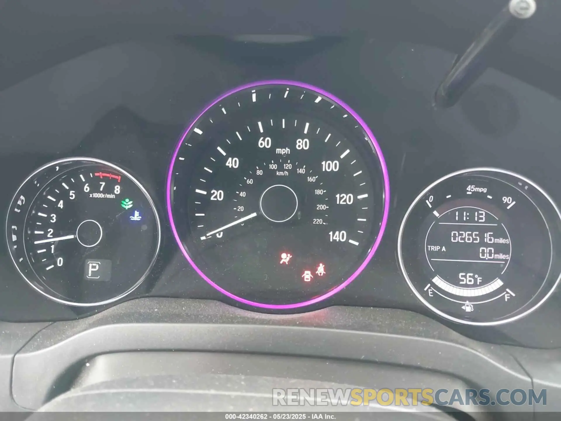 7 Фотография поврежденного автомобиля 3CZRU5H12NM729184 HONDA HR-V 2022