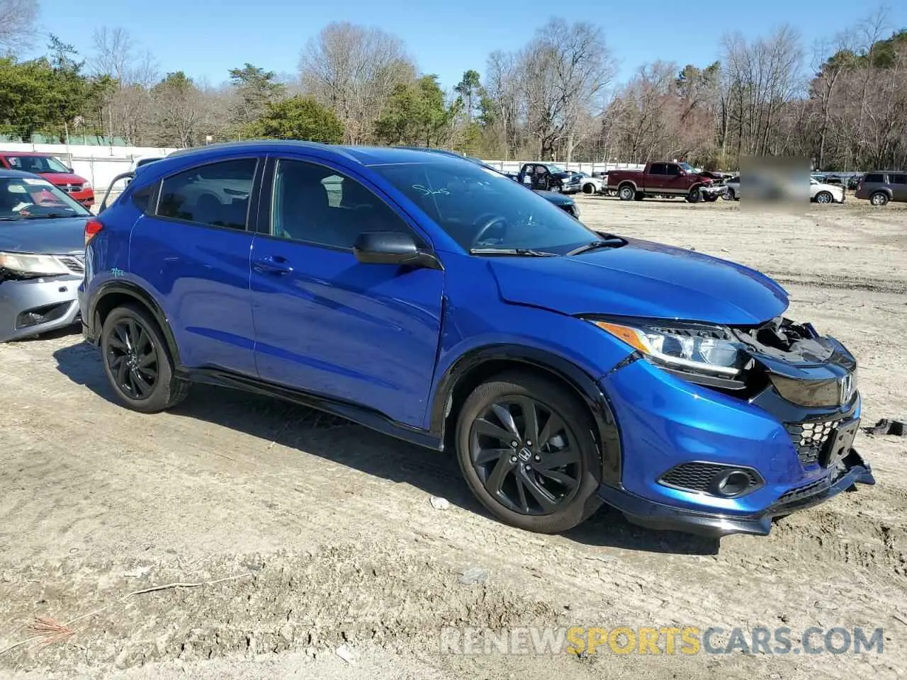 4 Фотография поврежденного автомобиля 3CZRU5H13NM710479 HONDA HR-V 2022